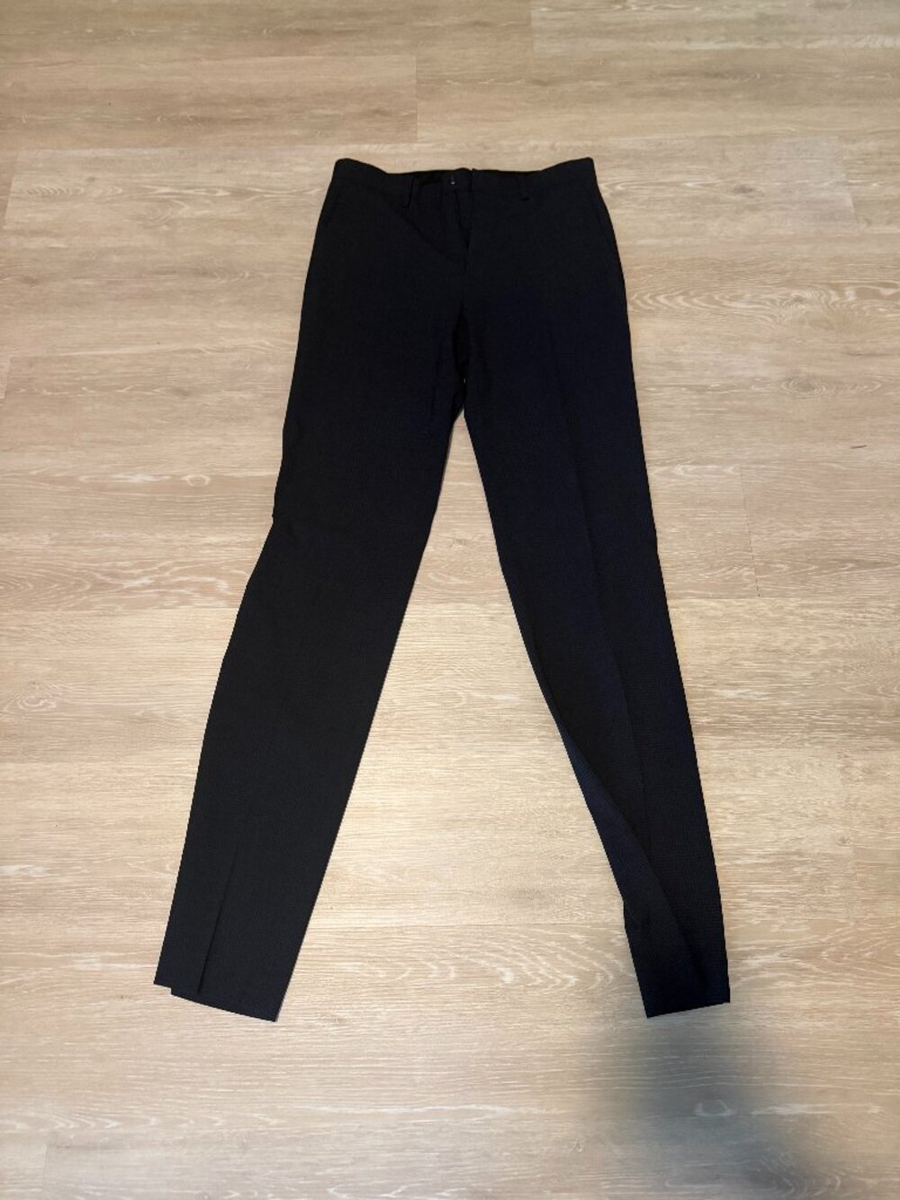 Theory Youth 28 Black Tailored Dress Pants Slim Straight Formal